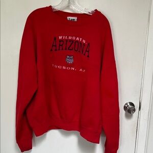Vintage Lee Red Arizona Wildcats Women's Crew Neck Sweater